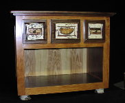 Rustic Adirondack Furniture - Birch and Walnut Vanity